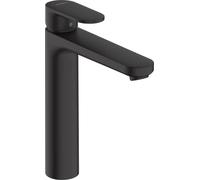 hansgrohe Vernis Blend Mitigeur monocommandé pour lavabo 190 avec vidage à tirette, 71552, Coloris: Noir Mat - 71552670