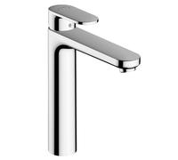 hansgrohe Vernis Blend Mitigeur monocommandé pour lavabo 190 avec alimentation en eau isolée et vidage à tirette chrome, saillie 169 mm, 71572000