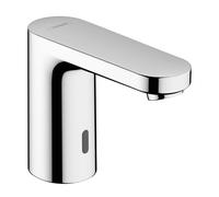 hansgrohe Vernis Blend Mitigeur Ã©lectronique de lavabo pour eau froide ou prÃ©-mÃ©langÃ©e Raccordement au rÃ©seau 230 V Chrome, saillie 112 mm, 71504000 - 71504000