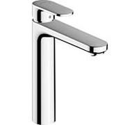 hansgrohe Vernis Blend Mitigeur monocommandé pour lavabo 190 avec alimentation en eau isolée et vidage à tirette chrome, saillie 169 mm, 71572000