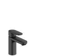 hansgrohe Vernis Blend Mitigeur monocommandé pour lavabo 100 CoolStart, sans garniture de vidage, 71527670, Couleur: noir mat
