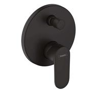 hansgrohe garnitures Vernis Blend 71466670 mélangeur de bain à encastrer, noir mat