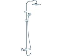 hansgrohe Vernis Blend Système de douche 200, 1 jet avec thermostat, 26276000, Couleur: chrome