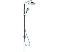 hansgrohe Vernis Blend Système de douche Reno 200, 1jet, EcoSmart, 26099000, Couleur: chrome