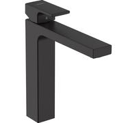 Hansgrohe Vernis ensemble de robinet 181 rehaussé sans bonde mat noir 71591670