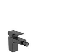 hansgrohe Vernis Shape mitigeur de bidet 71211670 avec tirette garniture de vidange , noir mat