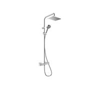 Hansgrohe - Vernis Shape Colonne de douche 230 1jet EcoSmart 9l/min avec mitigeur thermostatique, Chrome (26097000_hansgrohe)