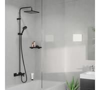 hansgrohe Vernis Shape Showerpipe 26900670 1jet, avec thermostat bain, noir mat