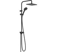 Hansgrohe Vernis Shape ensemble de douche mural avec douche pluie noir 26282670