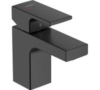 hansgrohe Vernis Shape Mitigeur de lavabo 70 CoolStart avec tirette et vidage synthétique, noir mat, 71593670
