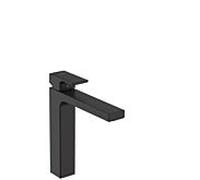 hansgrohe Vernis Shape mitigeur lavabo 71562670 avec tirant garniture de vidange , noir mat