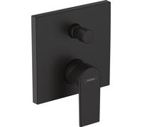 hansgrohe Vernis Shape Mitigeur monocommandé encastré pour baignoire, 71468670, Couleur: Noir Mat