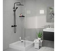 Hansgrohe Vernis Shape Système de douche, 240 1jet, avec thermostat, noir mat, 26427670