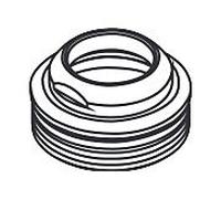 hansgrohe Vis de serrage Axor J27 / J32 chromé 97855000