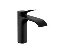 hansgrohe Vivenis 75020671 Robinet d'évier de salle de bain moderne 1 poignée 1 trou de 17,8 cm de haut Noir mat