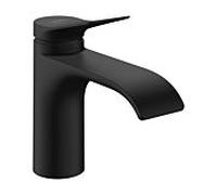 hansgrohe Vivenis 80 CoolStart mitigeur lavabo 75014670 tirette garniture de vidange , noir mat