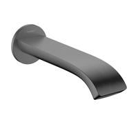 Bec de baignoire mural Hansgrohe Vivenis 75410340, saillie 202 mm, chrome noir brossé