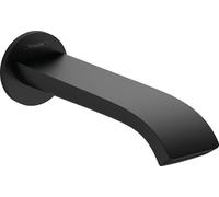 hansgrohe bec de baignoire 75410670 montage mural, saillie 202 mm, noir mat