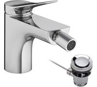 Hansgrohe Vivenis, mélangeur de bidet à levier unique avec vidange à tige de ...