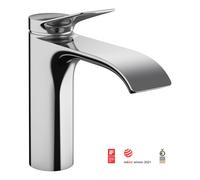 Hansgrohe - Vivenis Mitigeur de lavabo 110 sans tirette ni vidage, chromé (75022000)