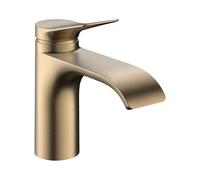 Mitigeur lavabo Hansgrohe Vivenis 75014140, saillie 133 mm, avec bonde clic-clac, bronze brossé