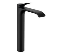 hansgrohe Vivenis 250 mitigeur lavabo 75040670 pour lavabos, avec tirette garniture de vidange , noir mat