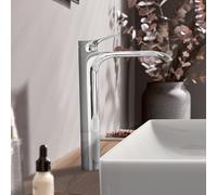 hansgrohe Vivenis Mitigeur de lavabo à bec haut 250 CoolStart CoolStart, 75045000, 250 CoolStart