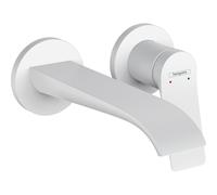 hansgrohe Vivenis 75050700 caché mitigeur lavabo , pour montage mural, avec prise 19,5 cm, blanc mat