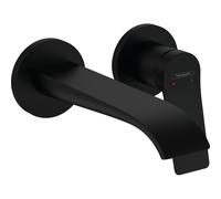 Hansgrohe VIVENIS Mitigeur lavabo encastré mural déport 192 mm noir mat 75050670