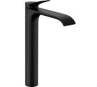 Hansgrohe Mitigeur lavabo Vivenis 250 – monocommande, tirette et vidage, noir mat, 75040670