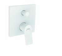 hansgrohe Vivenis, Mitigeur monocommandé encastré pour baignoire avec combiné de sécurité intégré, 75416700, Couleur: blanc mat