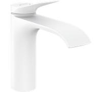 hansgrohe Vivenis - Mitigeur monocommande lavabo sans garniture de vidage avec garniture de vidage Blanc mat