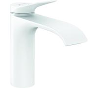 hansgrohe Vivenis mitigeur lavabo 75020700 avec tirant garniture de vidange , blanc mat