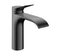 hansgrohe Vivenis Mitigeur monocommandé pour lavabo 110, saillie 146mm, CoolStart, 75024340, Couleur: Chrome noir brossé