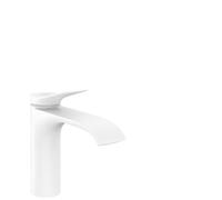 hansgrohe Vivenis 110 mitigeur de lavabo 75024700 sans tirette- garniture de vidange , blanc mat