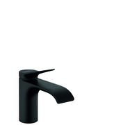 Hansgrohe Vivenis, Mitigeur monocommandÃ© pour lavabo 80 sans vidage, saillie 133 mm, 75012, Coloris: Noir Mat - 75012670