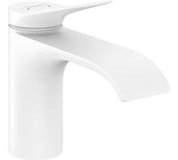 hansgrohe Vivenis, Mitigeur monocommandé pour lavabo 80 sans vidage, saillie 133 mm, 75012700, Couleur: blanc mat
