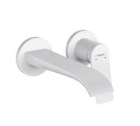 hansgrohe Vivenis 75050700 caché mitigeur lavabo , pour montage mural, avec prise 19,5 cm, blanc mat