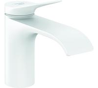 hansgrohe Vivenis, robinet 80 pour eau froide sans vidage, saillie 133 mm, 75013700, Couleur: blanc mat