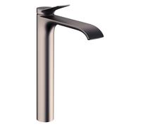 Mitigeur lavabo Hansgrohe Vivenis 75040340 avec bonde clic-clac, finition chrome noir brossé
