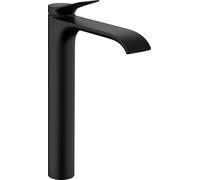 hansgrohe Vivenis robinetterie de lavabo 250 pour vasque, sans vidage, portée 191mm, 75042670, Couleur: noir mat