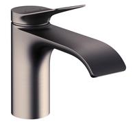 Mitigeur lavabo Hansgrohe Vivenis 75012340 sans bonde clic-clac, finition chrome noir brossé