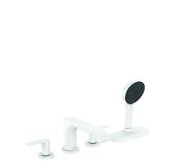 Hansgrohe Vivenis, robinetterie de plage de baignoire 4 trous avec boÃ®te Ã flexible (sBox), 75444, Coloris: blanc mat - 75444700