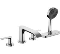 hansgrohe Vivenis Robinetteries de bord de baignoire 4 trous avec sBox, 75444000, Couleur: chrome