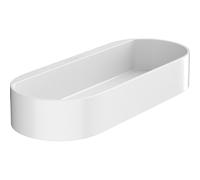 Hansgrohe Wallstoris boîte de rangement 25x3.9x10cm Blanc mat 27913700