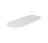 hansgrohe WallStoris - Couvercle pour corbeille de rangement 25cm, Rangement salle de bain, Accessoire salle de bain sans percage, Blanc mat, 27925700