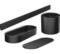 hansgrohe WallStoris Barre murale avec corbeille de rangement et gobelet, 27968670,