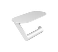 hansgrohe WallStoris Support de papier toilette avec tablette, 27928700, Couleur: blanc mat
