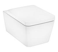 hansgrohe EluPura Q Ensemble de WC suspendu 540 AquaFall Flush, siège de WC inclus, blanc, 60293450