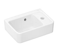Hansgrohe Lave-mains Xanuia Q 1 trou de robinetterie avec trop-plein 360x250 mm Blanc